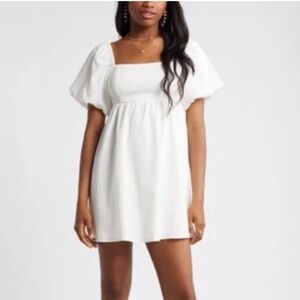 BP. Puff sleeve dress